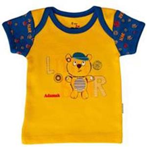 تی شرت استین کوتاه نوزادی ادمک مدل Little Bear Adamak Baby T Shirt With Short Sleeve 