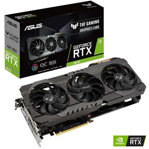 کارت گرافیک ایسوس مدل TUF RTX3070 GAMING با حافظه 8 گیگابایت Asus 8G GDDR6 Graphics Card 