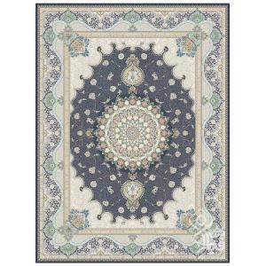 فرش ماشینی کلاسیک قیطران 3.5*2.5 متر مدل طرح مانی - 1200 شانه - 9 متری فیلی