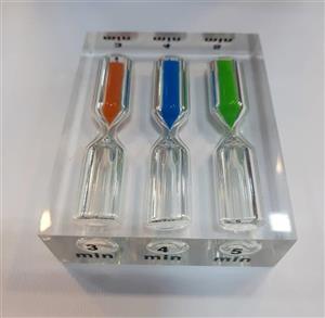 ساعت شنی سه زمانه کریستال