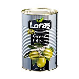 زیتون سیاه فلزی هسته دار لوراس  LORAS 2500 گرمی