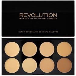 پالت کانسیلر ۸ رنگ رولوشن مدل Medium – light Revolution Ultra Cover And Concealer Palette