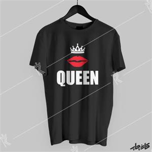 تیشرت نخ پنبه کویین Queen 