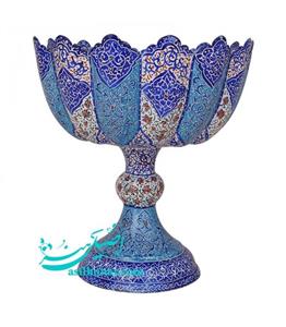 کاسه پایه دار میناکاری