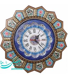 ساعت خورشیدی 47 سانتی خاتم و مینا
