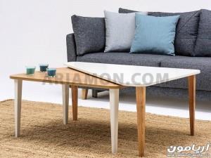 میز جلو مبلی مستطیل دو تکه CT101