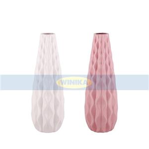 گلدان لوتوس بزرگ بسته بندی دو عددی Lotus Flower inlay Ceramic vase