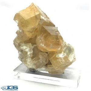 کوبیک سنگ کلسیت طلایی کلکسیونی Calcite 13267