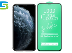 برچسب سرامیکی آیفون 11PRO MAX 100D Ceramic Screen Protector for Apple Iphone 11 Pro max 100D