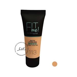 میبلین کرم پودر مدل Fit Me شماره 113