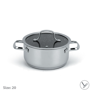 قابلمه تک استیل بیسمارک مدل 2403 Bismarck single steel pot model 