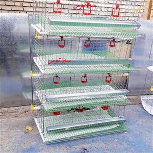 قفس بلدرچین ۴ طبقه