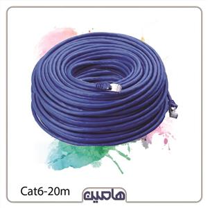 کابل شبکه 20 متری -CAT6 دی لینک