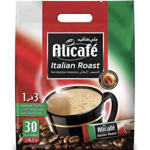 کافی میکس سه در یک 3۰ عددی ایتالیایی علی کافه Alicafe italian roast 