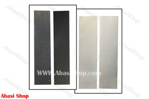 زیپ چسب باریک سفیدومشکی (۲حلقه)