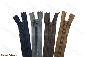 زیپ۲۰سانت اتومات نمره۴رنگی (یک بسته ۱۰۰ عددی)