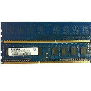 رم الپیدا 1 گیگابایت فرکانس 1333 مگاهرتز Elpida EBJ10UE8BDF0 DJ DDR3 1GB 1333MHz CL9 DIMM Desktop RAM 