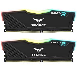رم دسکتاپ تیم گروپ دو کاناله RAM TEAMGROUP T-Force DELTA RGB DDR4 32G (2x16GB) 3200MHZ CL16 TEAMGROUP T-Force Delta RGB DDR4 32GB (2x16GB) 3200MHz