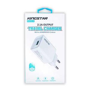 سرشارژر Kingstar مدل KW151A همراه با کابل میکرو USB