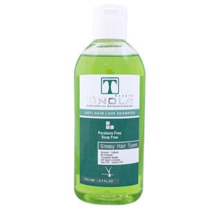 شامپو کنترل ریزش مو تینولا بیوتی مناسب موی چرب فاقد صابون و پارابن 220 میل Tinolan Beauty Anti Hair Loss Shampoo For Greasy Hair 220 ml