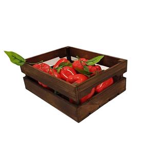 جعبه چوبی طرح ایکیا مدل h 10 رنگ قهوه ای (ابعاد 10*31*23)