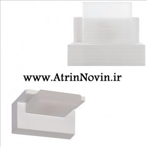 چراغ مربع دکوراتیو پایه دار تک شعله