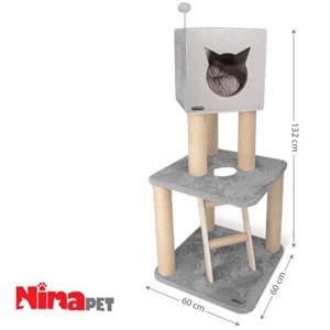 درخت گربه نیناپت مدل H Ninapet Cat Scratcher H