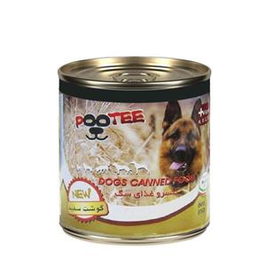 کنسرو سگ پوتی با گوشت سفید 800 گرمی - Pootee Dog Sport  