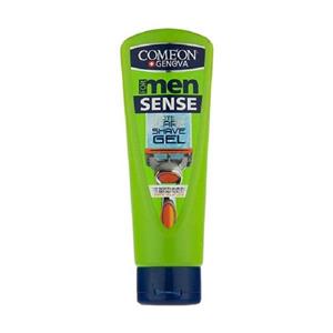 ژل اصلاح مردانه کامان مدل sense مناسب پوست حساس Comeon Shave Gel Sense For Men 200ml