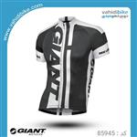 تی شرت زیپ دار مردانه جاینت مدل GT-S Short Sleeve Jersey مشکی-سفید کد-GBW3003