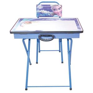 میز و صندلی تحریر تاشو بیلن مدل M1 طرح FROZEN 