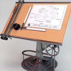 میز نقشه کشی طراحی شده در سالیدورک و کتیا