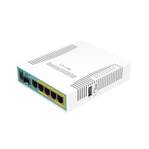 روتر میکروتیک hEX PoE lite پنج پورت 10.100 Mikrotik RB750UPr2
