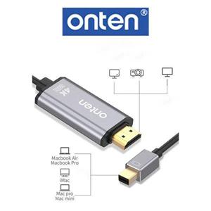 کابل تبدیل Mini Display به HDMI اونتن مدل OTN-5130B طول 1.8متر