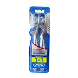 مسواک اورال-بی سری Pro Expert مدل Orta با برس متوسط مجموعه ۲ عددی 