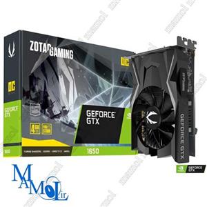 کارت گرافیک زوتاک GeForce GTX 1650 OC 4GB Zotac GAMING GeForce GTX 1650 OC GDDR 4GB GDDR6 Graphics Card