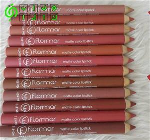 رژ مدادی 12 عددی تراش دار فلورمار (FLORMAR Matte Color Lipstick)