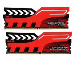 رم دسکتاپ DDR4 دو کاناله 2400 مگاهرتز CL16 گیل مدل Forza ظرفیت 16 گیگابایت Geil Evo Forza DDR4 2400MHz CL16 Dual Channel Desktop RAM - 16GB