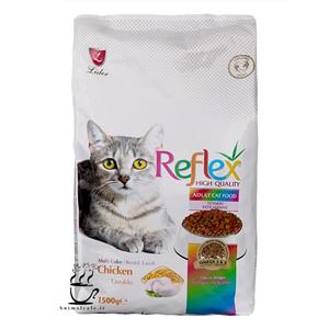 غذای خشک گربه رفلکس مولتی کالر _ ۱کیلوگرم 