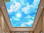 پوستر سقفی طرح آسمان آبی و ابر DP-4671