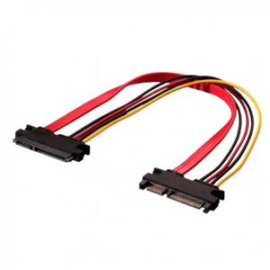 مبدل افزایش طول برق و دیتا SATA به طول 40 سانتی متر