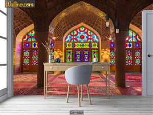 کاغذ دیواری سنتی ایرانی مسجد نصیر الملک DA-4628