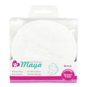 پد سینه قابل شستشو مایا (Maya) بسته 4 عددی