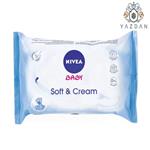 دستمال مرطوب کودک نیوا مدل Soft & Cream