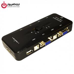 سوئیچ کی وی ام دستی چهار پورت USB رویال مدل KVM-4UK