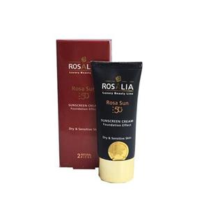 ضد آفتاب رنگی پوست خشک و حساس بژ طبیعی ۲ رزالیا (Rosalia) 40mL 