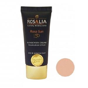ضد آفتاب رنگی پوست خشک و حساس بژ طبیعی ۲ رزالیا (Rosalia) 40mL 