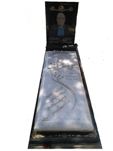 سنگ قبر ازنا سفید درجه یک کد 6 