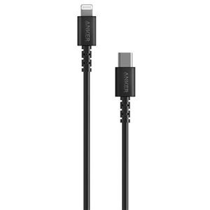 کابل تبدیل USB-C به Lightning فست شارژ انکر مدل  مشکی A8612H11 PowerLine Select