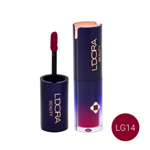 رژلب مایع نیمه‌ مات کد LG14 لدورا